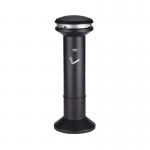 Silver and Black High Capacity Smoking Ash Stand 370785 SBY18599