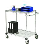 Mobile Trolley 2-Tier Chrome 372995 SBY19673