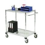 Mobile Trolley 2-Tier Chrome 372997 SBY19675