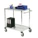 Mobile Trolley 2-Tier Chrome 372997