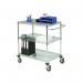 Mobile Trolley 3-Tier Chrome 372998 SBY19676