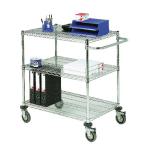 Mobile Trolley 3-Tier Chrome 372998 SBY19676