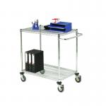 Mobile Trolley 2-Tier Chrome 373003 SBY19681