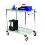 Mobile Trolley 2-Tier Chrome 373005 SBY19683
