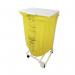 White Mobile Sack Holder Trolley SBY19781