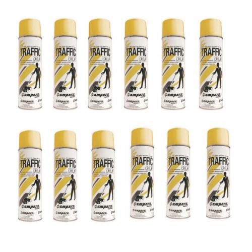 Yellow Traffic Paint (Pack of 12) 373880 SBY20166