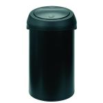 Touch Top Waste Bin 60 Litre Black 374038 SBY20242