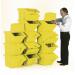 VFM Yellow Heavy Duty Recycle Bin/Lid (Pack of 12) 369053