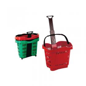 Giant Shopping Basket/Trolley Red SBY20753 SBY20753