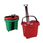 Giant Shopping Basket/Trolley Red SBY20753 SBY20753