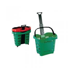 Giant Shopping Basket/Trolley Green SBY20755 SBY20755