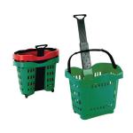 Giant Shopping Basket/Trolley Green SBY20755 SBY20755
