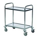 Economy Stainless Steel 2-Shelf Trolley 375608 SBY21215