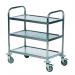 Economy Stainless Steel 3-Shelf Trolley 375609 SBY21216