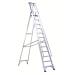 Aluminium Step Ladder With Platform 6 Steps 377856