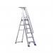 Aluminium 7 Steps Ladder With Platform 377857 SBY22207