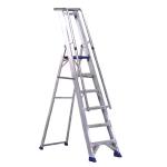 Aluminium Step Ladder With Platform 8 Steps 377858 SBY22208