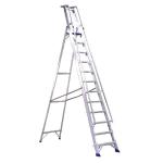 Aluminium Step Ladder With Platform 10 Steps 377860 SBY22209