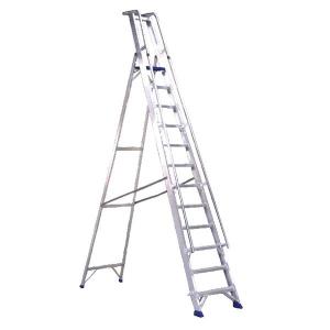 Image of Aluminium Step Ladder With Platform 10 Steps 377860 SBY22209