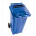 Confidential Waste Wheelie Bin 140 Litre Blue 377891