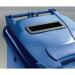Confidential Waste Wheelie Bin 360 Litre Blue 377893 SBY22230