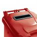 Confidential Waste Wheelie Bin 140 Litre Red 377903 SBY22232