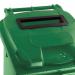 Confidential Waste Wheelie Bin 240 Litre Green 377916