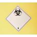 Yellow Clinical Waste 2 Wheel Refuse Container 360 Litre 377920 SBY22241