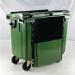 Wheelie Bin With Drop Down Front 1100 Litre Grey 377976 SBY22288