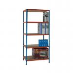 Standard Duty Painted Orange Shelf Unit Blue 378966 SBY22570