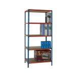 Standard Duty Painted Orange Shelf Unit Blue 378969 SBY22571