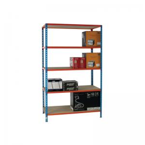 Photos - Inventory Storage & Arrangement Orange Standard Duty Painted  Shelf Unit Blue 378983 SBY22574 