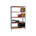 Standard Duty Painted Orange Shelf Unit Blue 378985 SBY22576