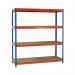 VFM Orange/Zinc Heavy Duty Painted Shelving Unit 379051 SBY22595