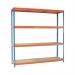 VFM OrangeZinc Heavy Duty Painted Shelving Unit 379221 SBY22698