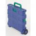 Folding Container Trolley with Lid Blue /Green 379531 SBY22784