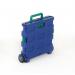 Folding Container Trolley with Lid Blue /Green 379531 SBY22784