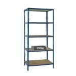 Medium Duty Bays Shelf Size 900x600mm Blue (5 shelves each with a 350kg capacity) 379624 SBY22826
