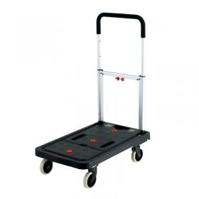 Folding 120kg Platform Truck 410x680x920mm Black 380088 SBY23028