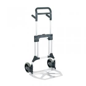 Folding Aluminium 200kg Hand Truck Unfolded W600xH1280mm 380090 SBY23030