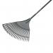 Evergreen Plastic Rake 54 inch Aluminium Grey/Green 380363 SBY23251