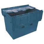Blue 75 Litre Eurobox With Cover (600 x 400 x 440mm) 388096 SBY24537