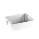 VFM White Solid Slide Stack/Nesting Container 32 Litre 382959 SBY24786