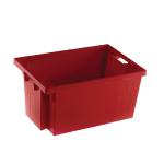 VFM Red Solid Slide Stack/Nesting Container 50 Litre 382964 SBY24790