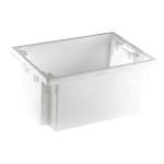 Solid Slide Stack/Nesting Container 600X400X300mm White 382965 SBY24791