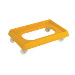 VFM Yellow Plastic Dolly For 600x400mm Containers 382992 SBY24814