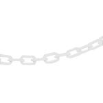 VFM White Multi-Post 6mm Short Link Plastic Chain 25m 313465 SBY27575