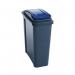 VFM Recycling Bin with Lid 25 Litre Blue 384286 SBY28521