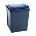 VFM Recycling Bin with Lid 50 Litre Blue 384290 SBY28525