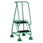 Green 2 Tread Steps Ladder (Load capacity: 125kg) 385132 SBY29290